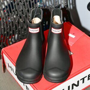 Black - Hunter Ladies' Original Chelsea Rain Boot‎